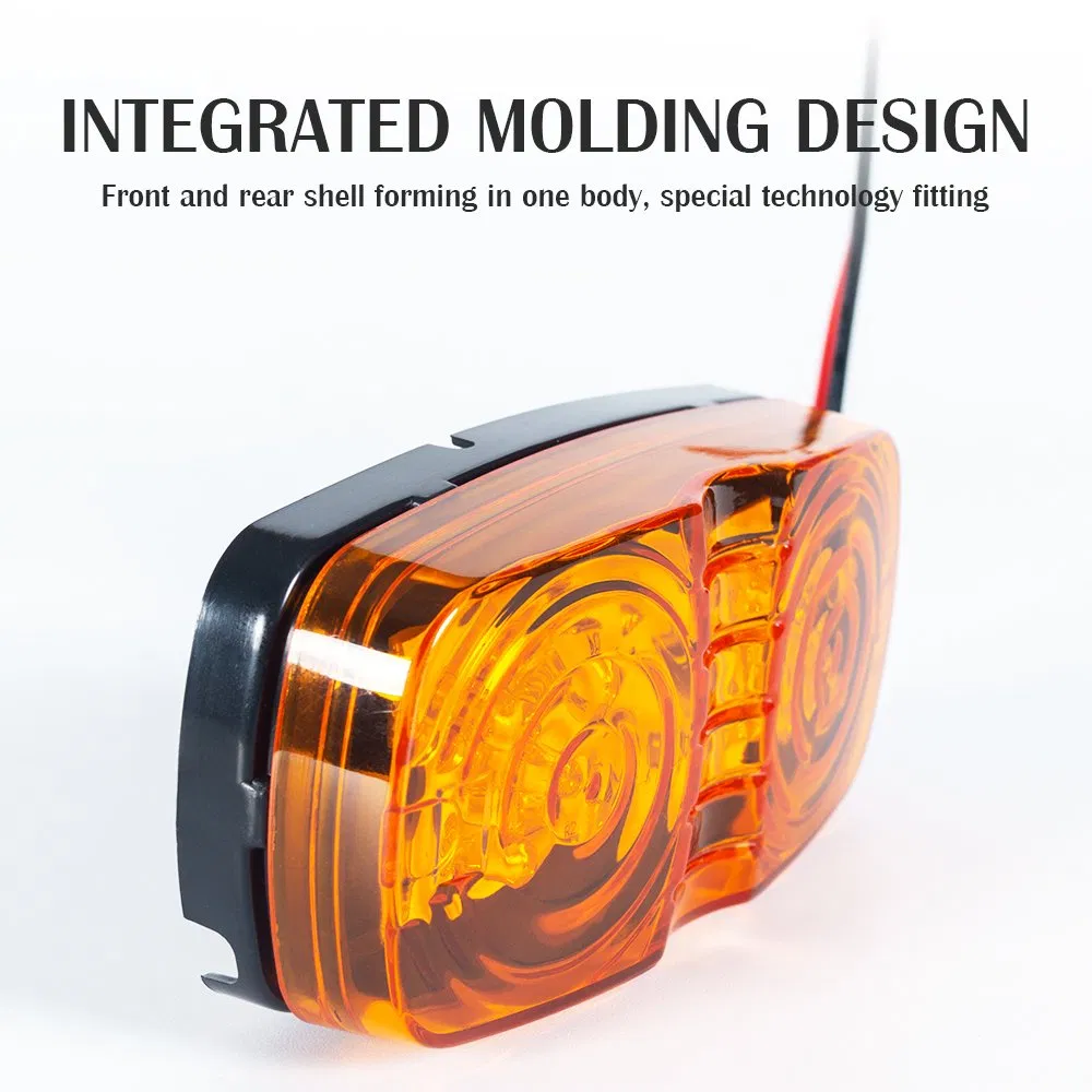 Светодиодный габаритный фонарь для прицепа Amber Double Bullseye