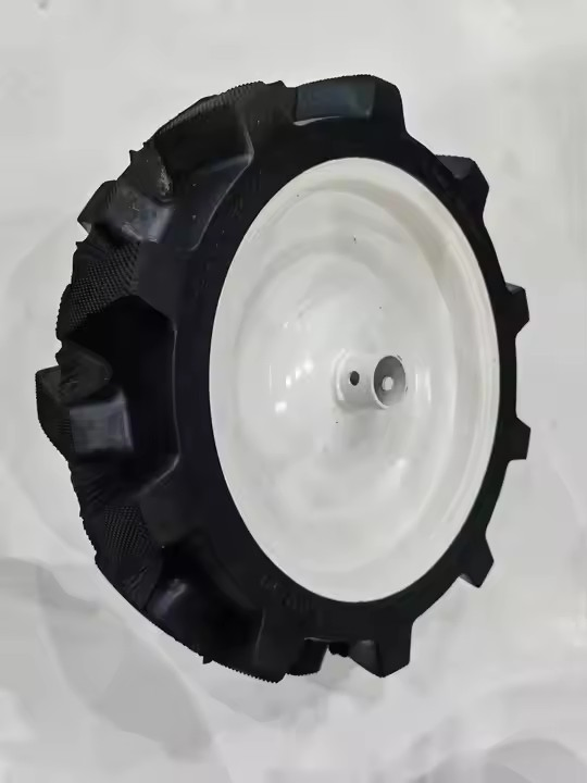 Hot Selling Agricultural Mini Tiller Tire 15X400-10 Solid Herringbone Wheel