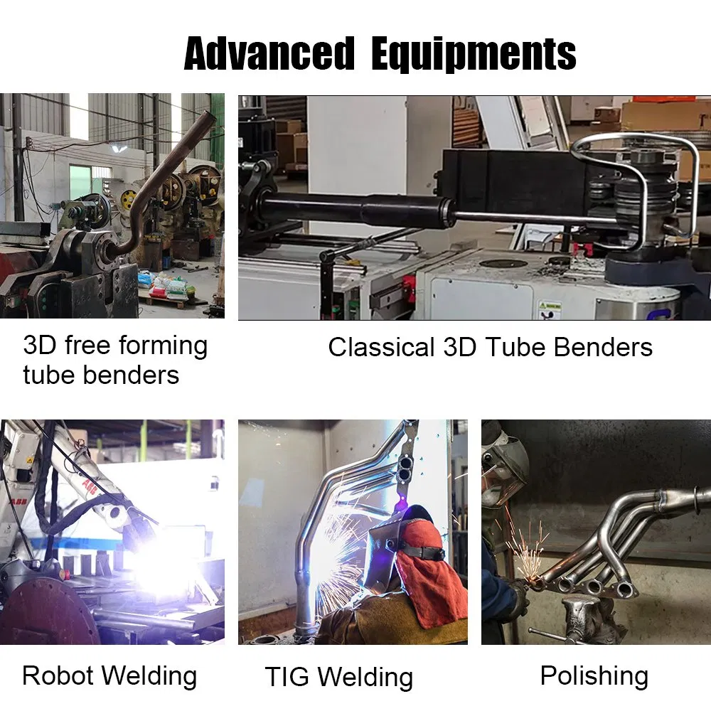 High-Performance Motorcycle Exhaust Header MID-Pipie Manifold Exhaust for Ktm Duke125 250 390 RC390 & RC250