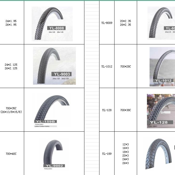 Бескамерная велосипедная покрышка Fujianyu