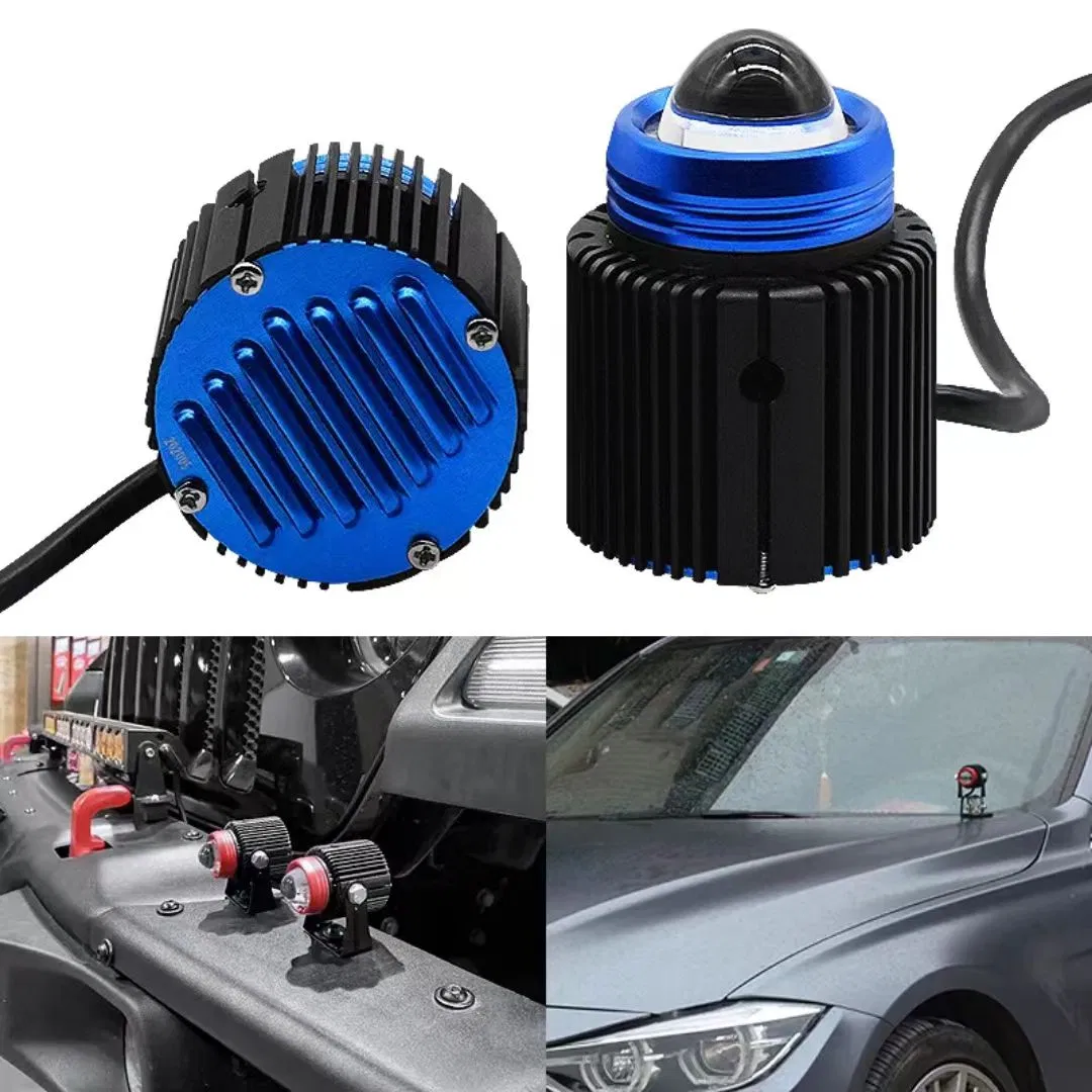 Двухцветная светодиодная фара для мотоцикла