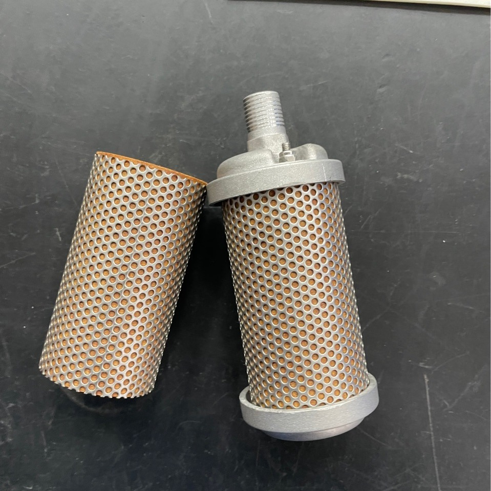 Глушитель выхлопа воздуха для промышленного компрессора