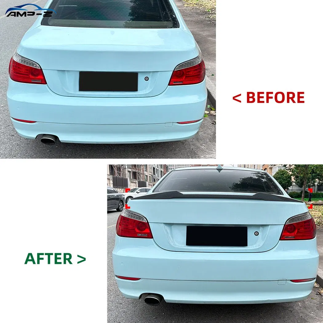 E60 M4 Style Rear Ducktail Spoiler for BMW 5 Series E60 2004-2010 Car Body Kit Car Accessories