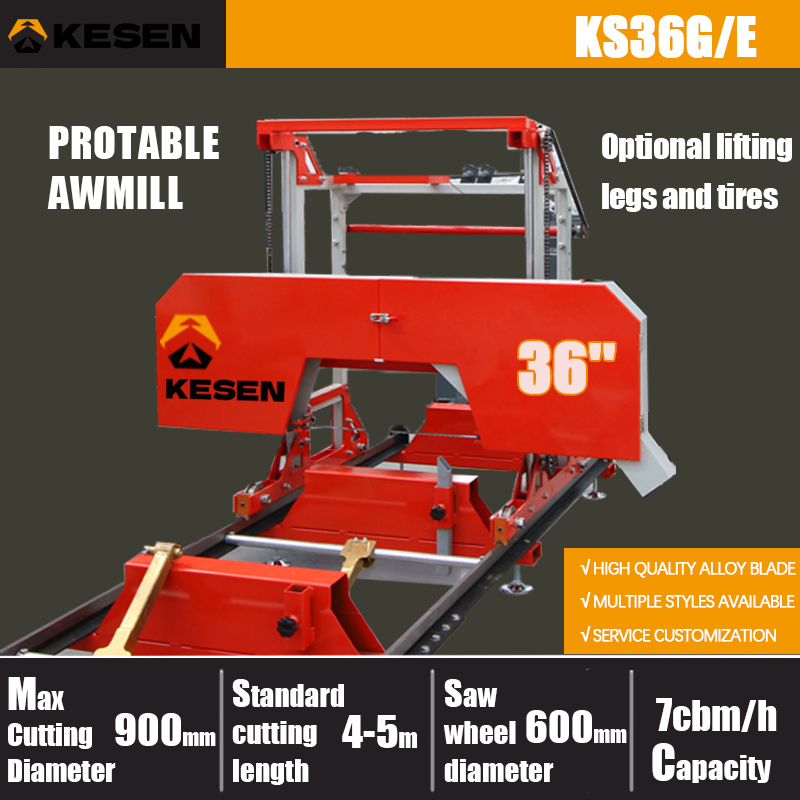 Kesen CNC: портативная ленточная пила для деревообработки (CE)