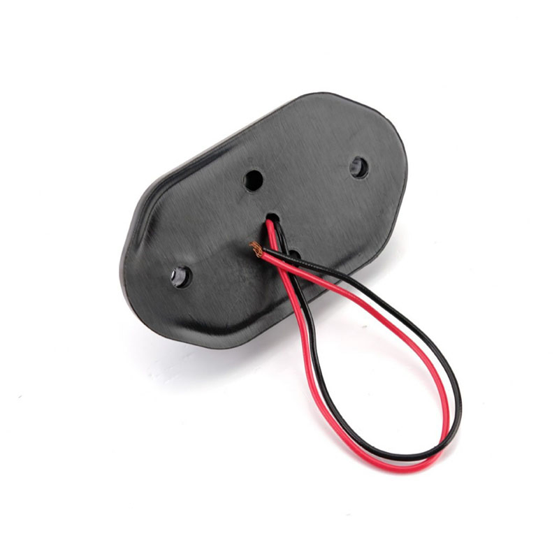 Мини светодиодный фонарь для номерного знака, черно-белый