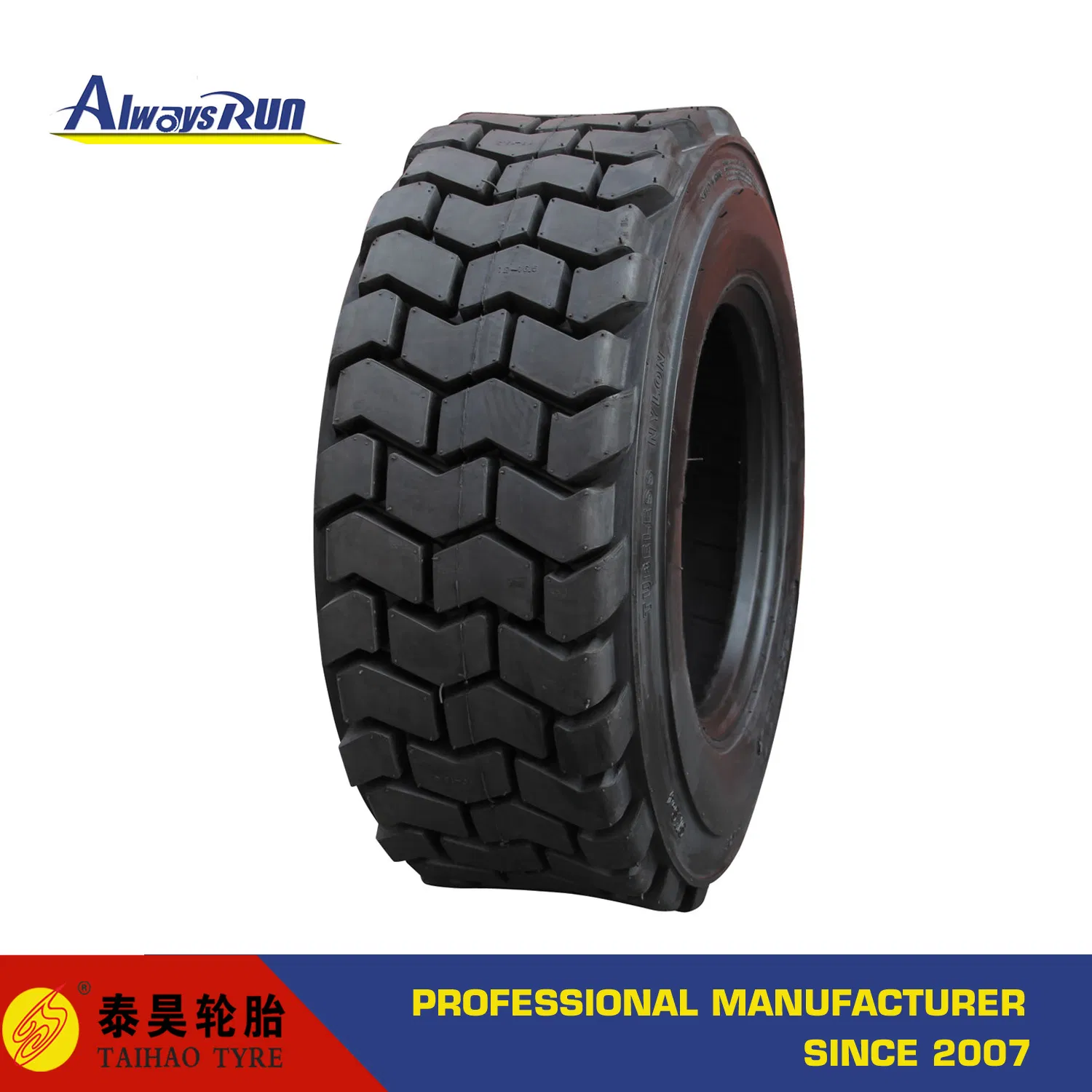 Industrial Skid Steer Tubeless Tyre 10-16.5 Bias Tire