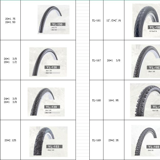 Бескамерная велосипедная покрышка Fujianyu