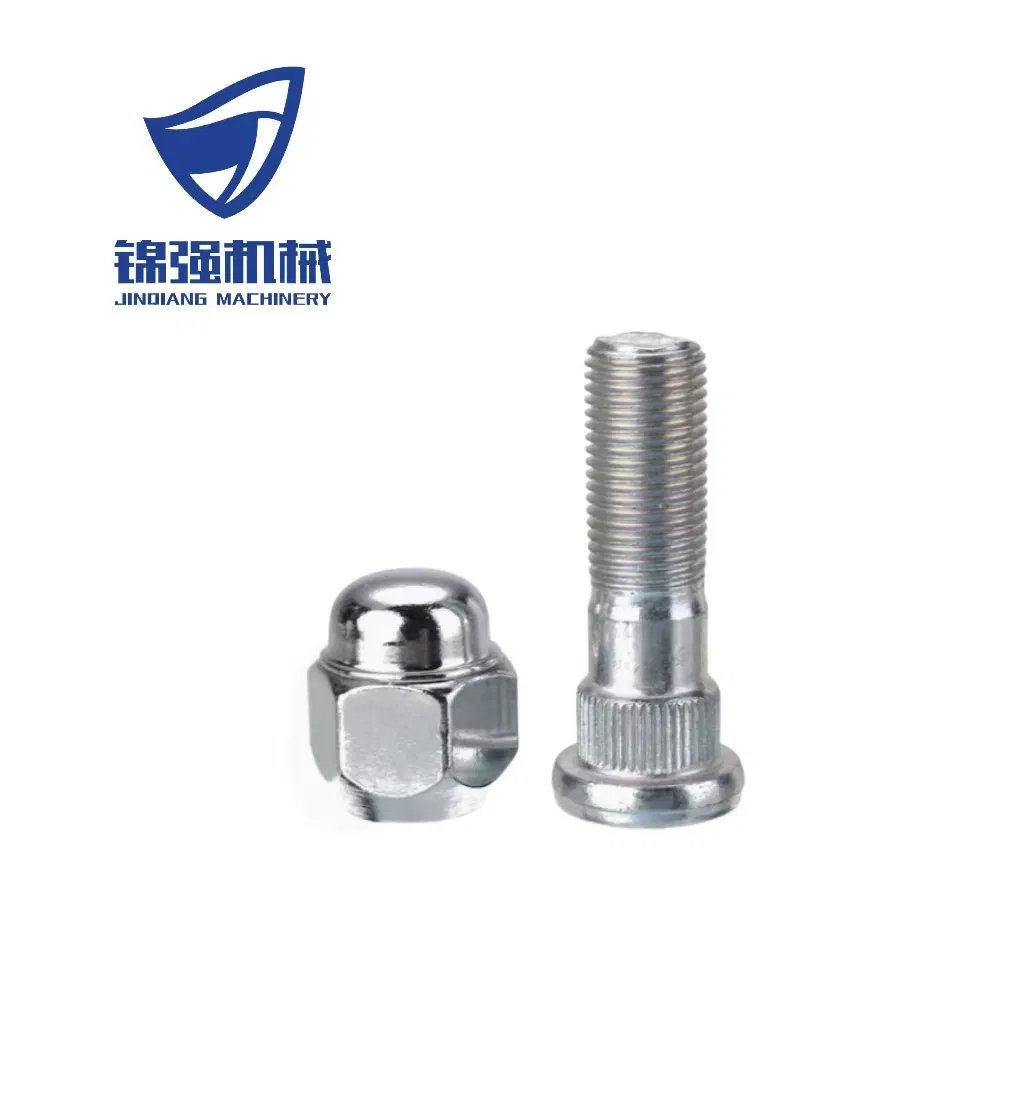 Ninggu Fastener Custom Titanium Grade Hub Bolts and Nuts New Heavy Truck Wheel Nuts for Trailers