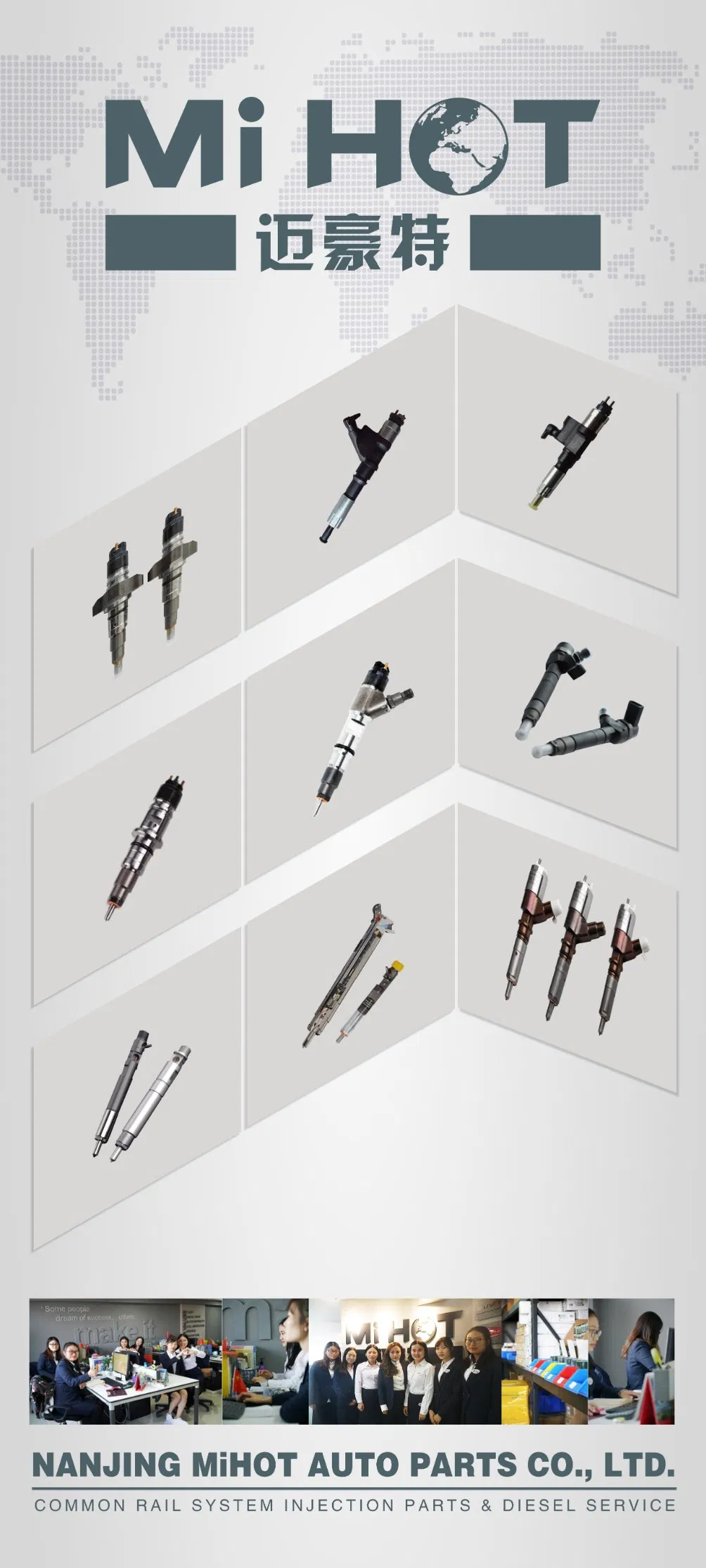 Liwei Fuel Nozzle Dlla153p884 for Common Rail Injector (095000-5800/5801)