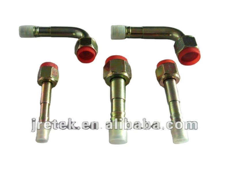 Aluminum Air Conditioning Heater Pipe Hose #10 Male Female Firewall Pass Through 5/8" Hose Barb Connector Bulkhead Auto Fitting