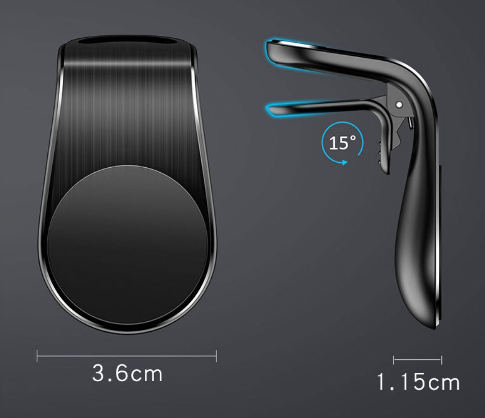 Магнитный держатель для телефона в авто L-Type