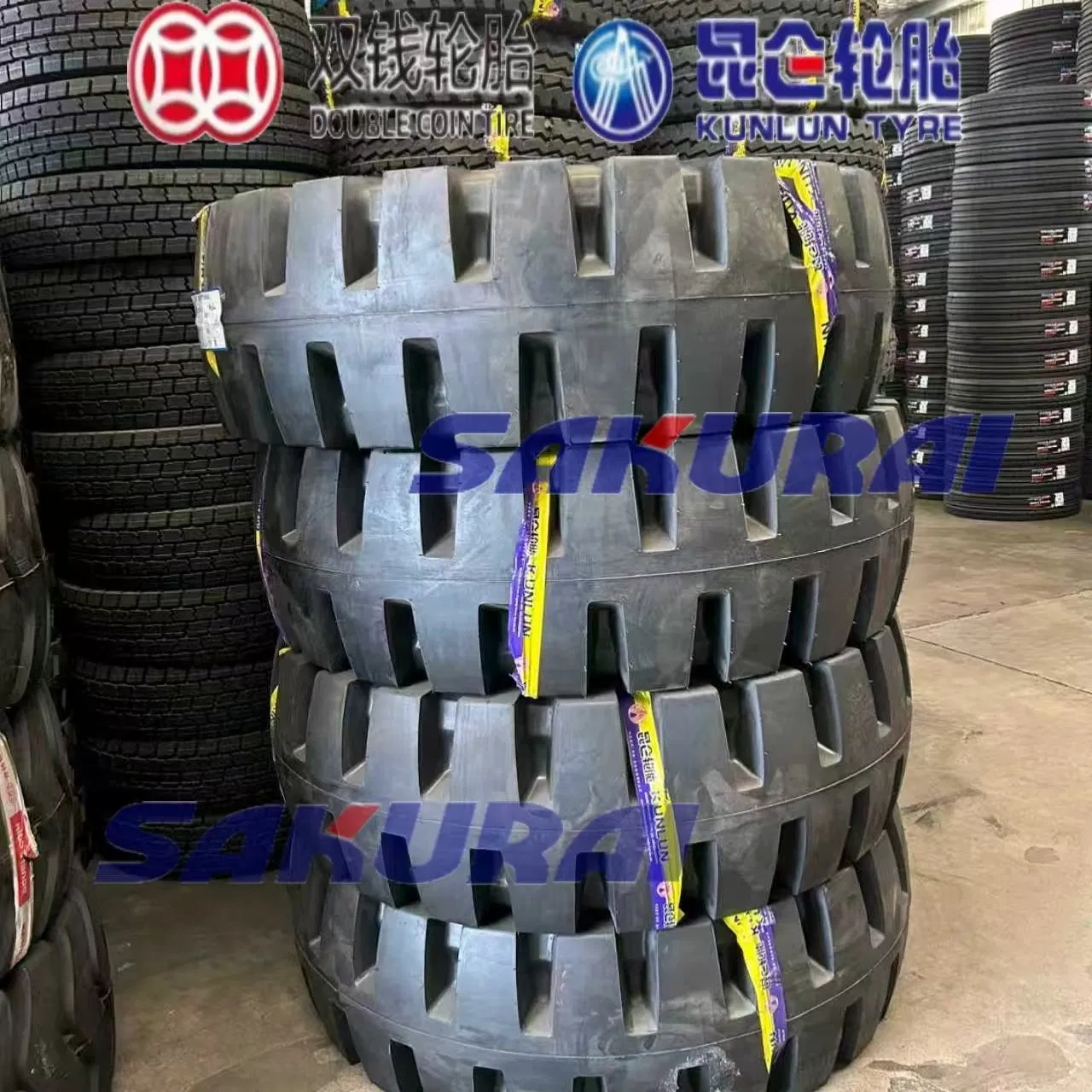 Double Coin/Kunlun 18.00r33 21.00r33 35/65r33 Truck Tires OTR Tires
