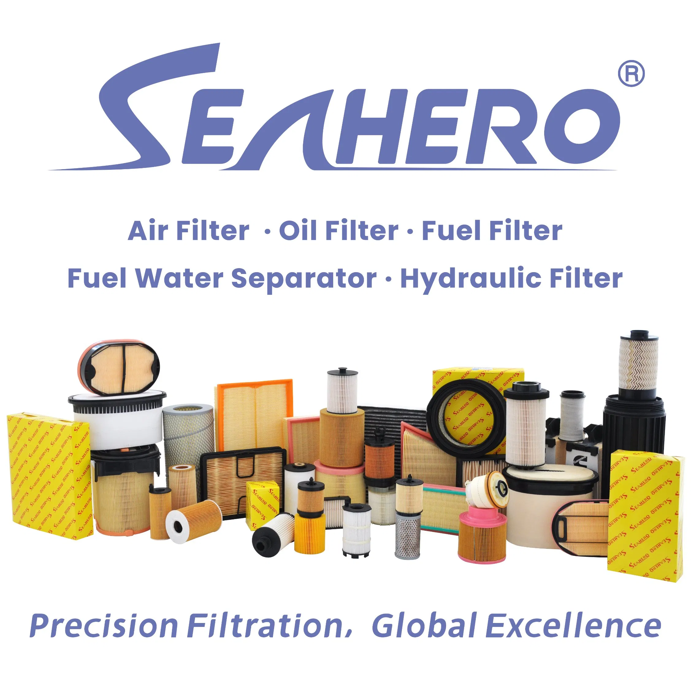Seahero Competitive Price Jsfils Air/Cabin/Oil/Fuel Filter 1349745 Xs7q6744AA Efl484 1088179 1349745 Hu920X M8206A01 with Efficient Performance Oil Filter
