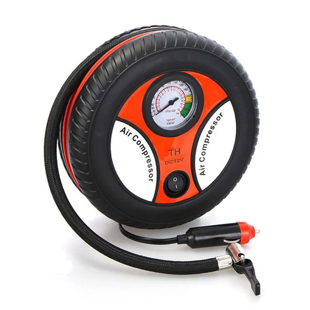 Mini Portable Car Air Compressor 12V Electric Tire Inflater 260psi Vehicle Pump