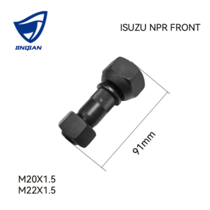 High Quality Grade 10.9/12.9 Truck Wheel Hub Bolt for Isuzu Npr Front Wheel Bolt