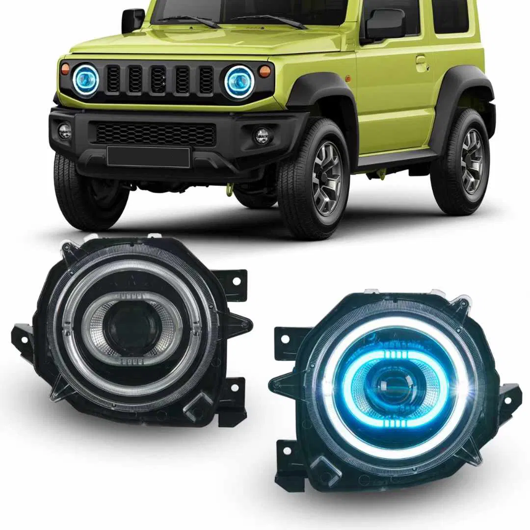 Светодиодные фары для Suzuki Jimny 2019-2023 с динамическими поворотниками