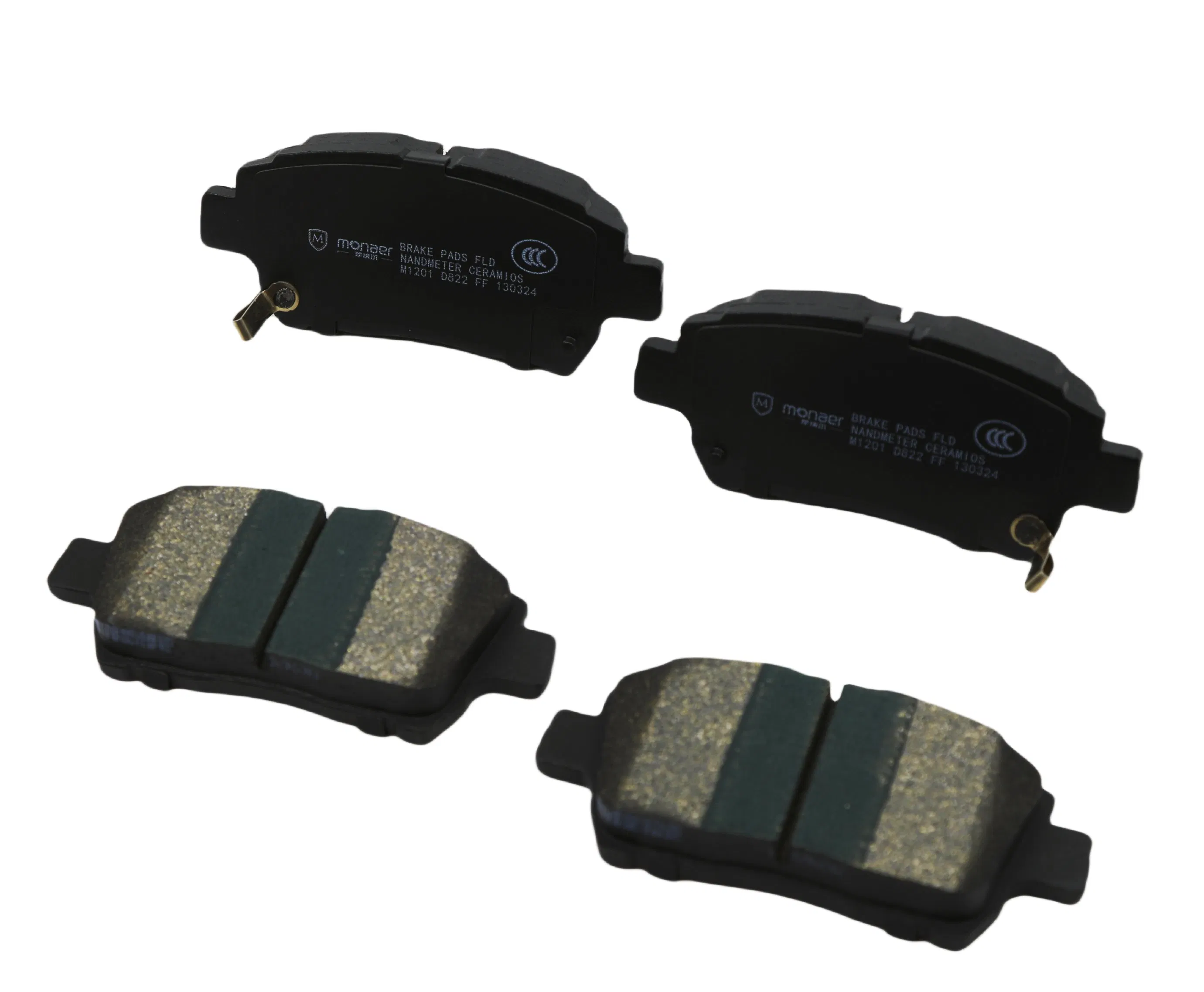 High Performance Monaer Brake Pads D822 Ceramic Front Disc Brake Pad for Byd\Toyota