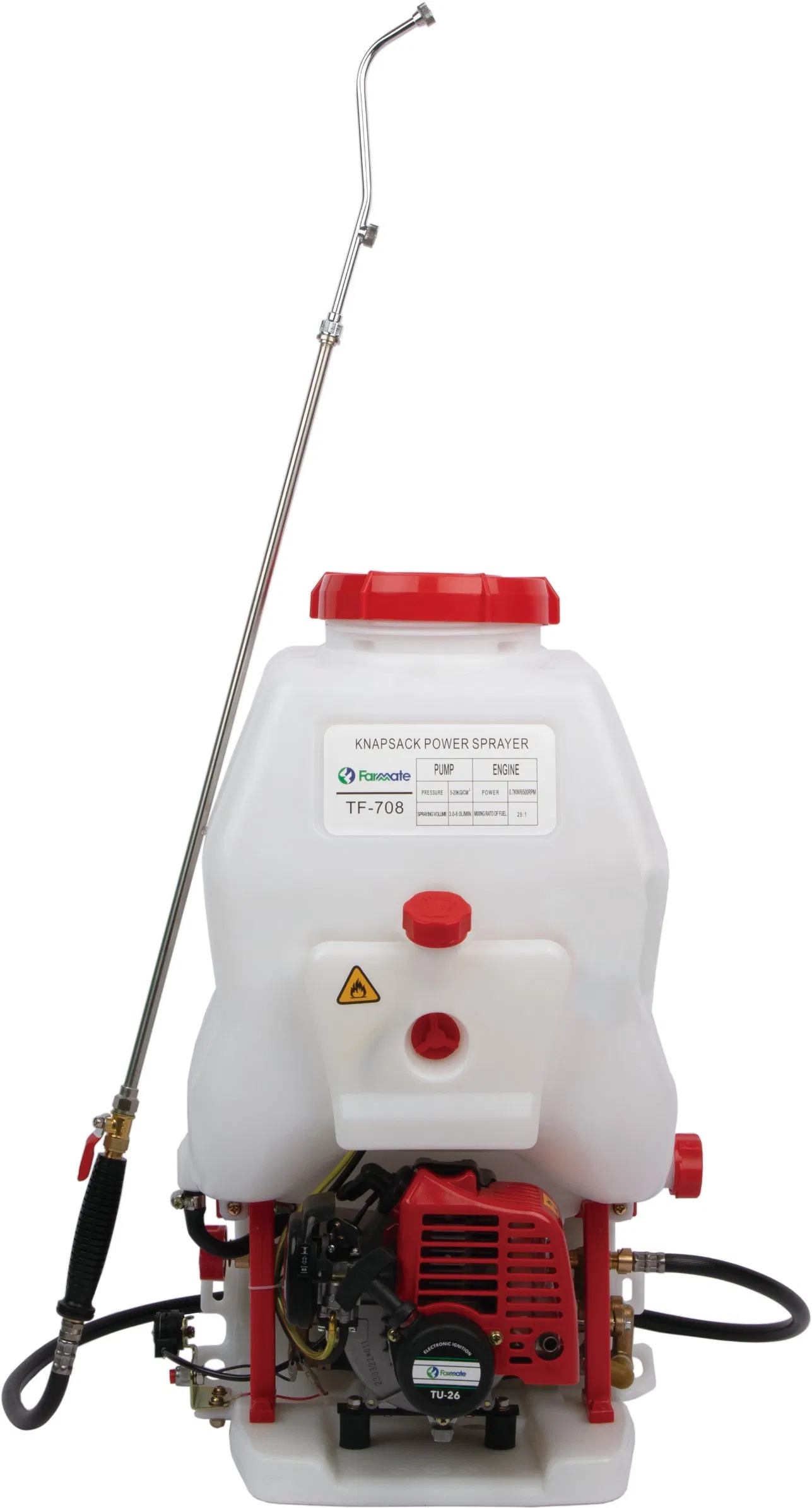 Ранцевый бензиновый опрыскиватель Farmate 25л