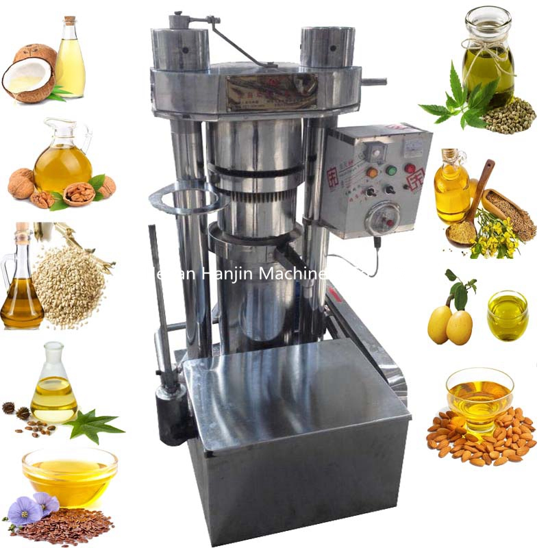 Гидравлический маслопресс 120кг/ч для орехов и семян