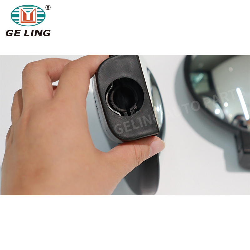 Small Black Round Circle Mirror Side Mirror for Isuzu Truck New 100p Nkr