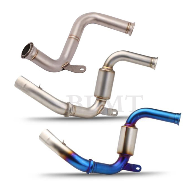 High-Performance Motorcycle Exhaust Header MID-Pipie Manifold Exhaust for Ktm Duke125 250 390 RC390 & RC250