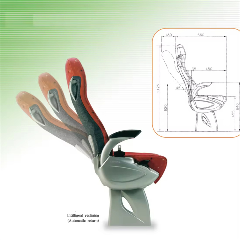 Tourist Bus Comfortable Automatic Return Reclining Passenger Coach Luxury Bus Seat