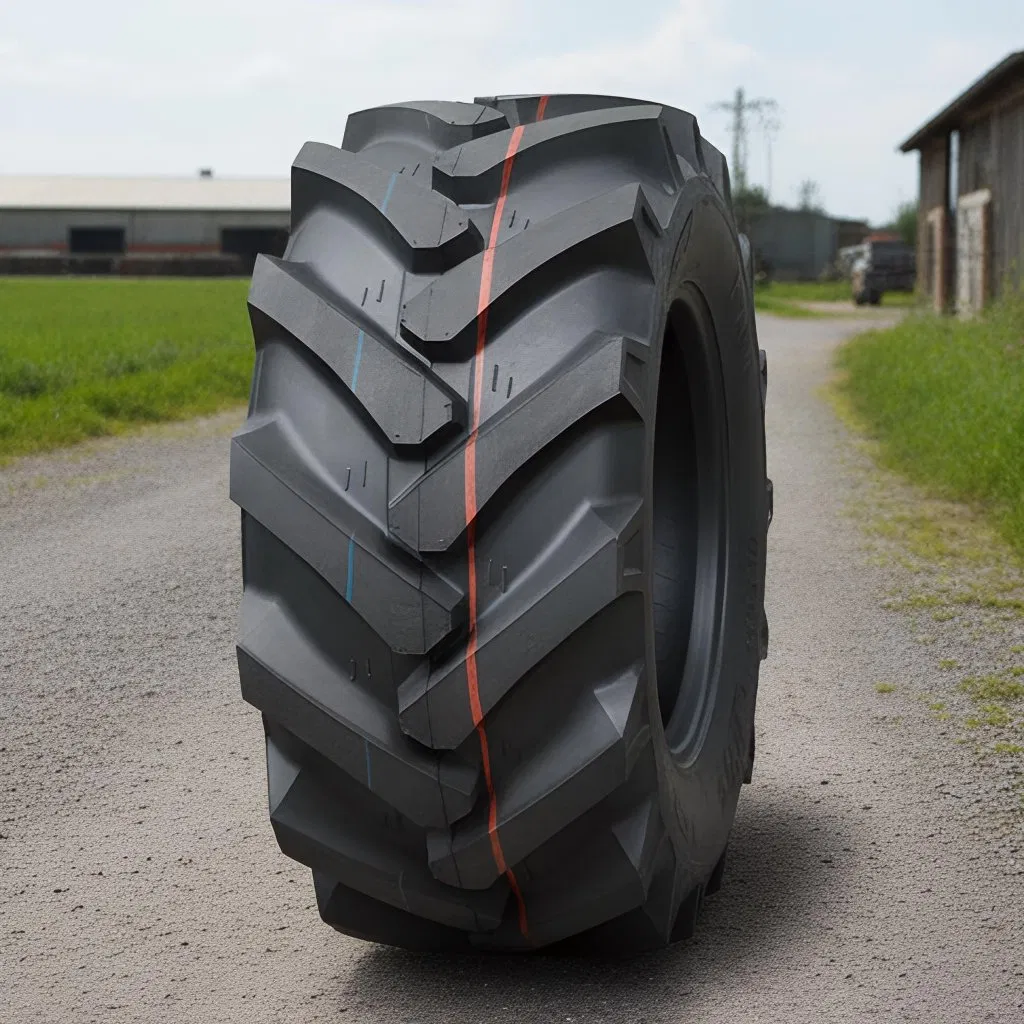 Size 11.5/80-15.3 Agricultural Tractor Tyre with Rim Herringbone Pattern for Tractor Rear Wheel