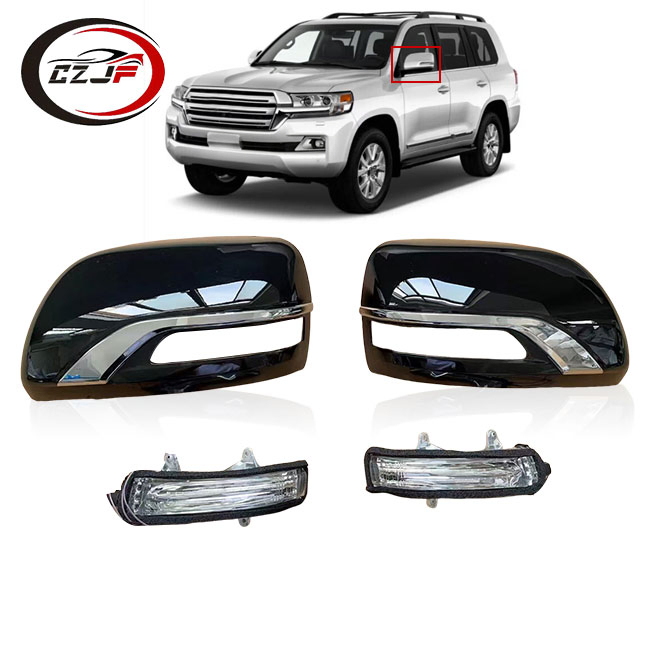 Czjf Factory-Direct Superior Quality Rear View Mirror Cover Side Mirror Cover W/LED for Toyota Land Cruiser LC 2016