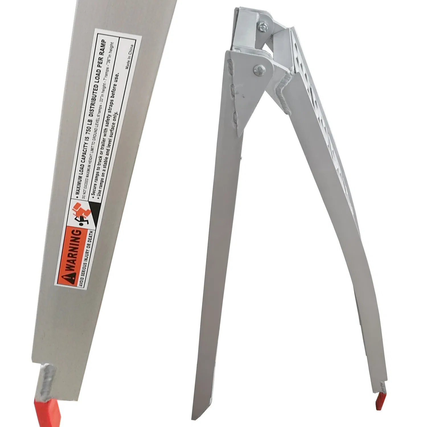 Aluminum Ramp Tabular Foldable Loading Motorbike ATV Pickup Truck