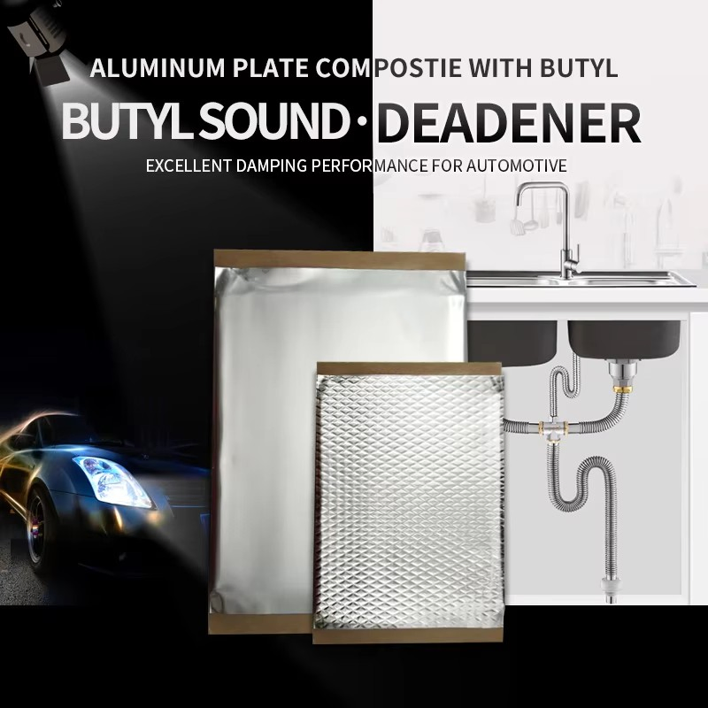 Automobile Sound Absorbing Sheet Butyl Sound Deadener Flame Retardant Fire Sound Absorbing Sheet