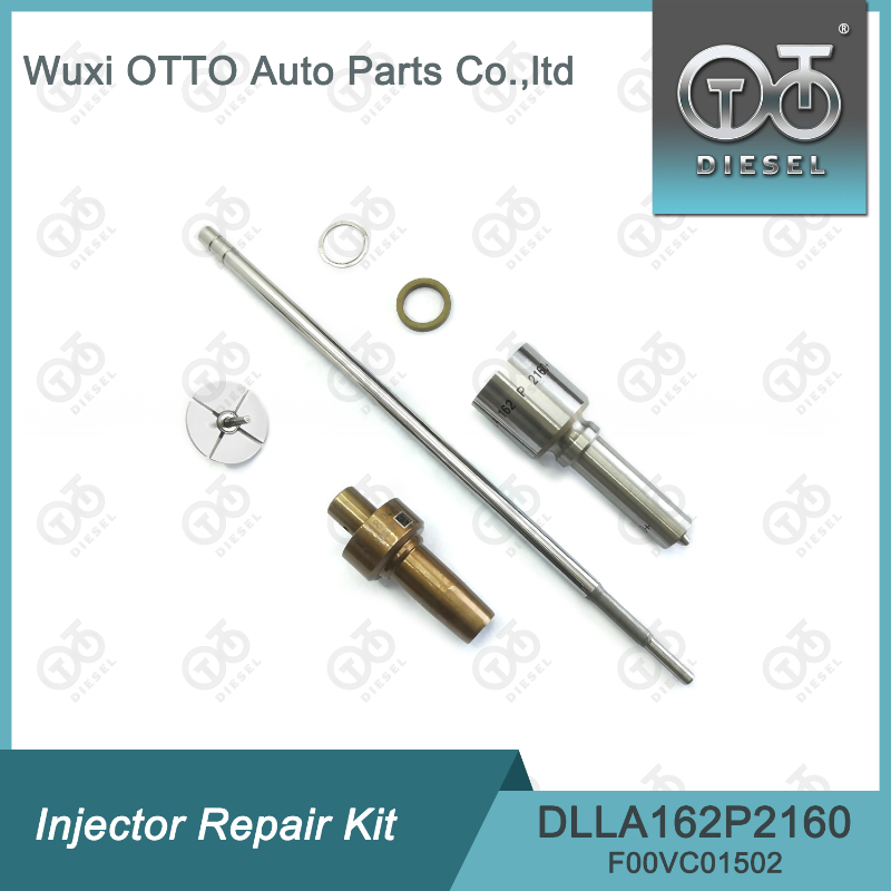 F00vc01502 / F00vc01517 Common Rail Injector Overhaul Kit for 0445110646 Fuel Injector Repair Kit Include Nozzle Dlla162p2160