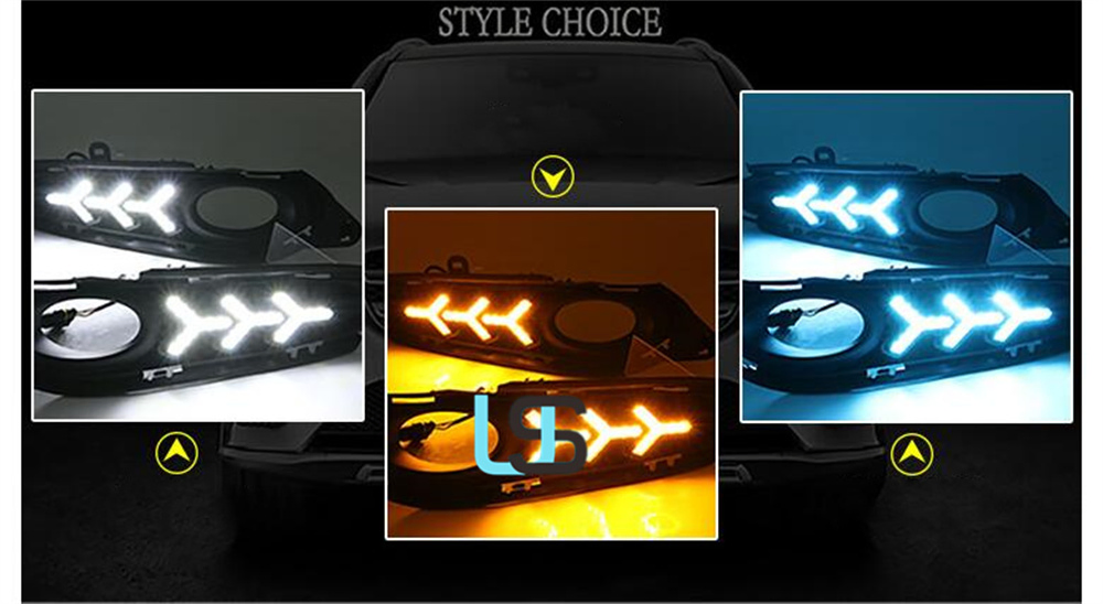 Противотуманная фара LED Honda Vezel HR-V с ДХО