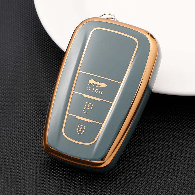 TPU Soft Plastic Car Key Case Shell for Toyota