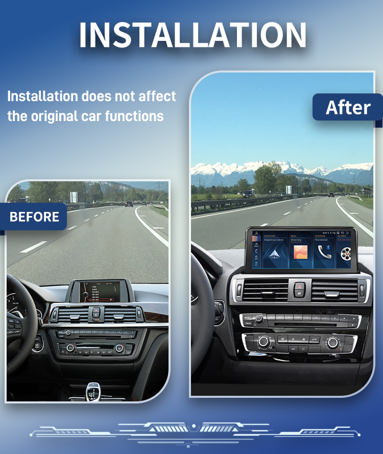 Автомагнитола Android 10.25 дюймов для BMW 1 серии