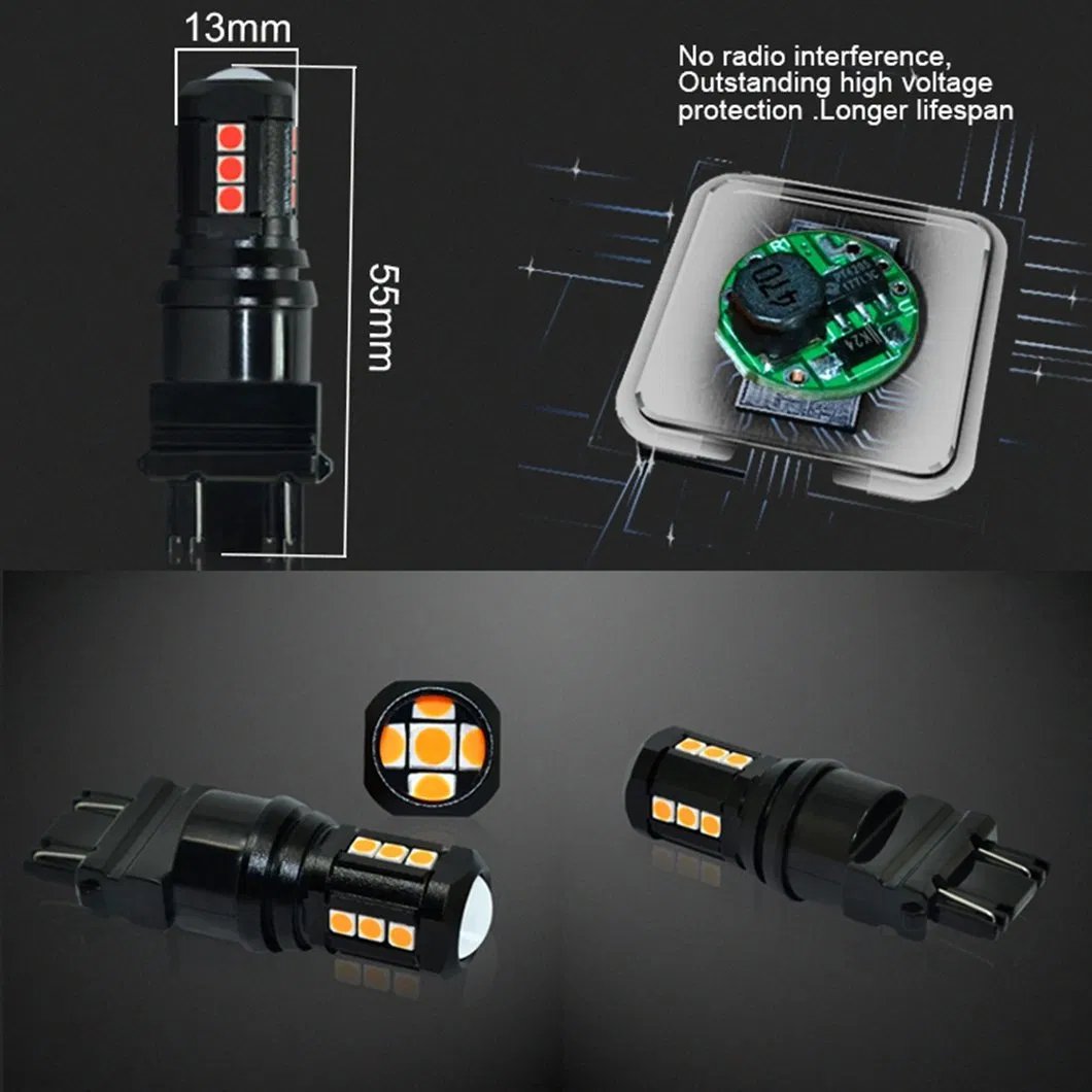 Светодиодные лампы G-View 1156/1157 DRL, янтарный/белый/красный