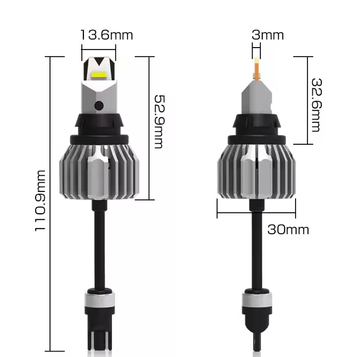 Светодиодные лампы T15 T16 1156 1157 для авто, 6000K, 20W