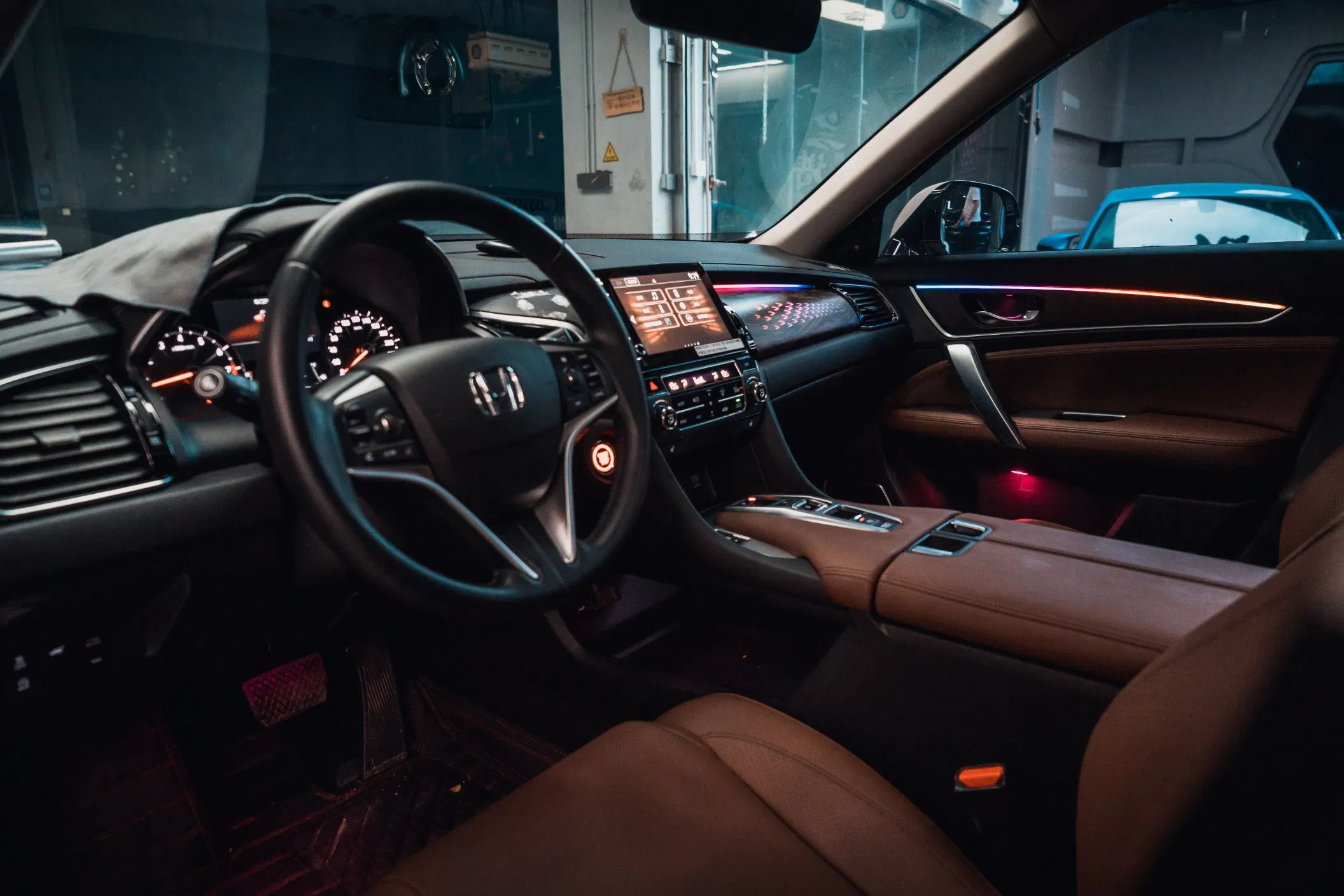 Автомобильная RGB подсветка салона 18 в 1, 64 цвета