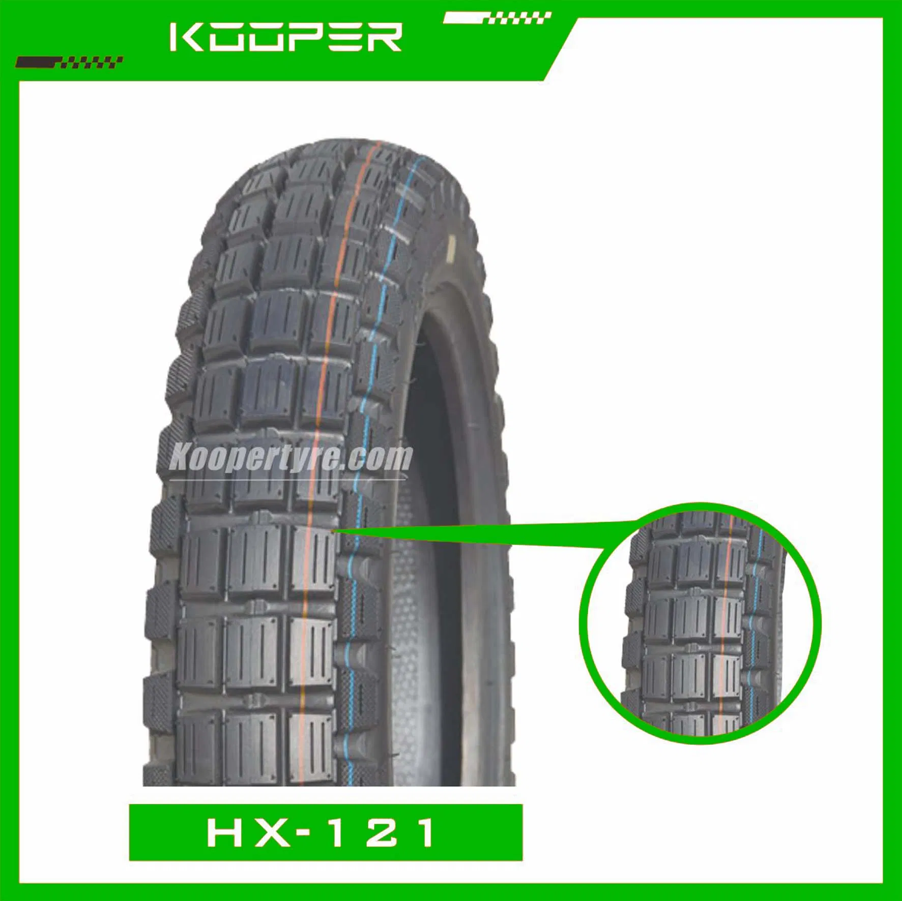 Durable Performance Motorcycle Tire /Tyre/Tubeless Set (110/90-16)