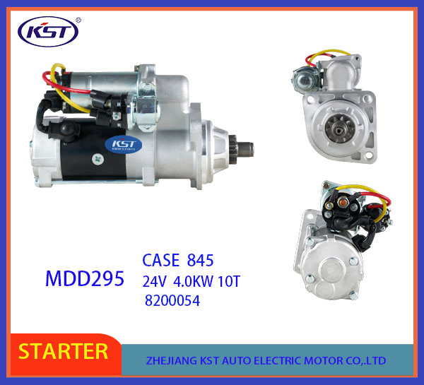 Стартер двигателя экскаватора MDD295 24V 4.0кВт