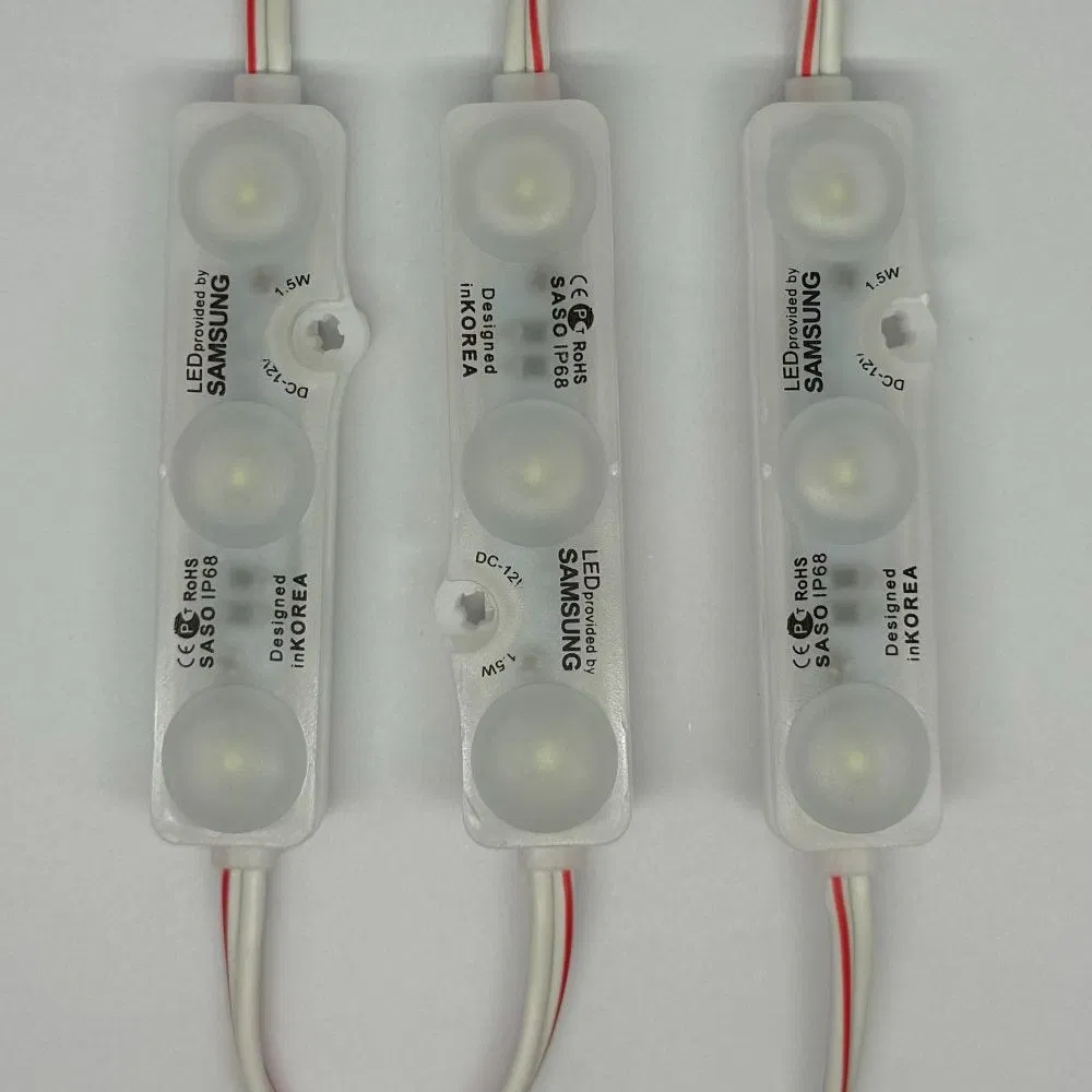 Светодиодный модуль 12V 3LED 5730, 1.5Вт