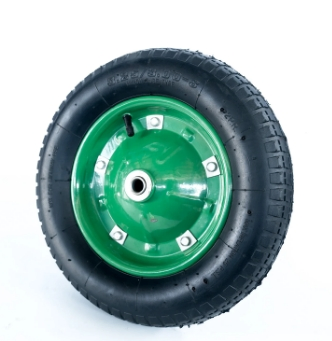 Rubber Wheel Pneumatic Wheel with Plastic Steel Rim for Wheelbarrows 3.50-8 4.00-8 3.00-4, Hand Trolleys, Tool Carts