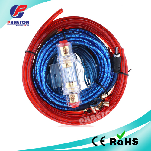Car Installation Cable Car Auto Parts 8guage Power Line 100 AMP Fuse Folder Audio Wiring Kit Amplifier Speaker Cable