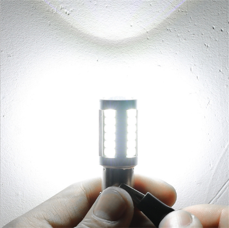 P21W 33 LED 5630 5730 SMD Car Tail Bulb Brake Lights Auto Reverse Lamp Red/White/Yellow DC 12V Universal