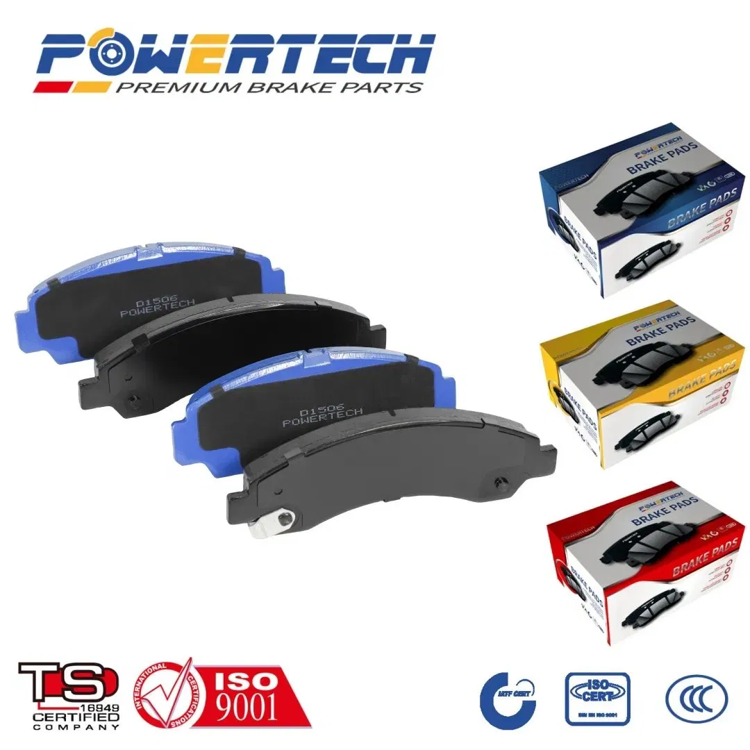 Тормозные колодки Powertech: полуметаллические, керамические