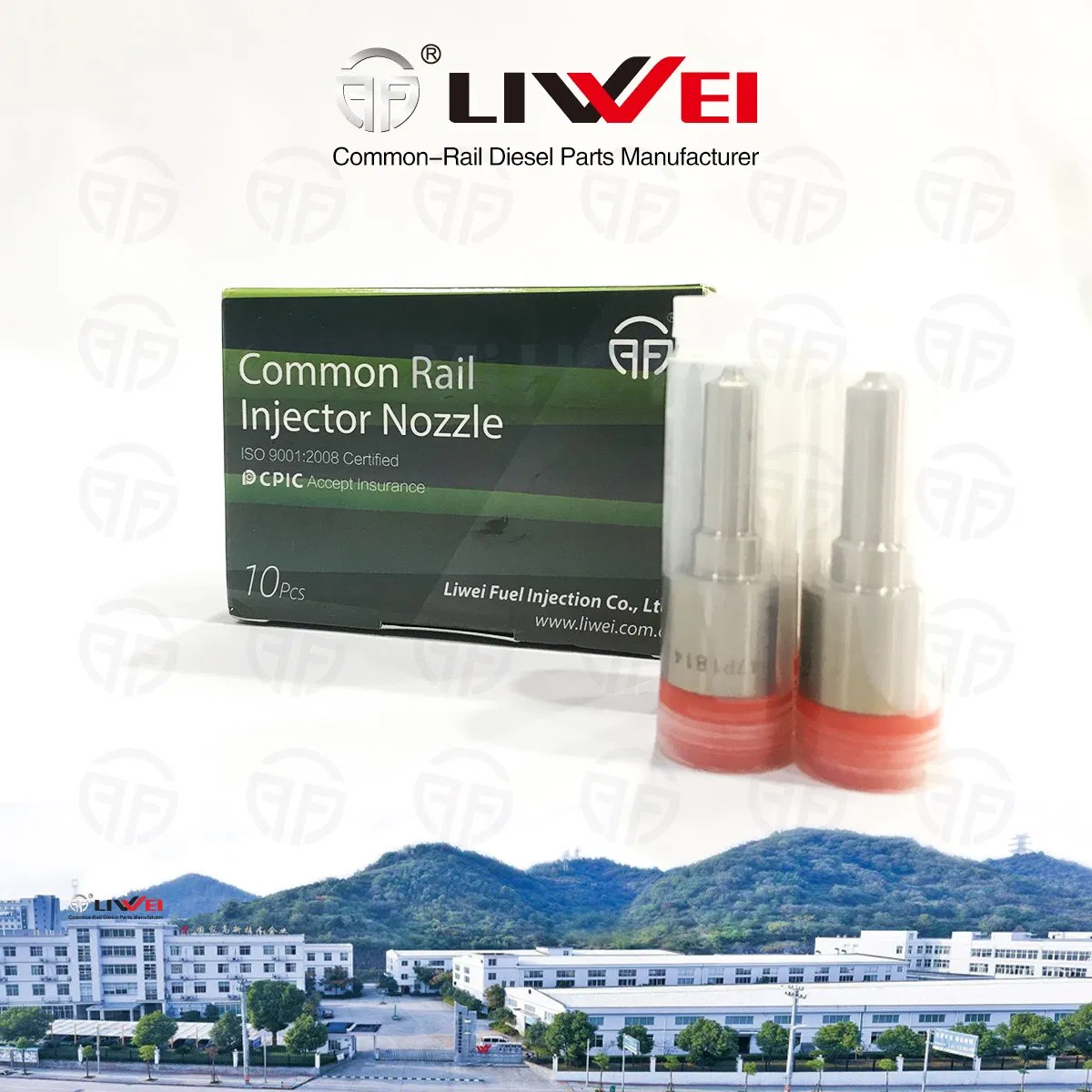 Liwei Brand Diesel Nozzle Dlla147p1814 Boc Auto Fuel System Common Rail Diesel Nozzle for Injector 0445120153