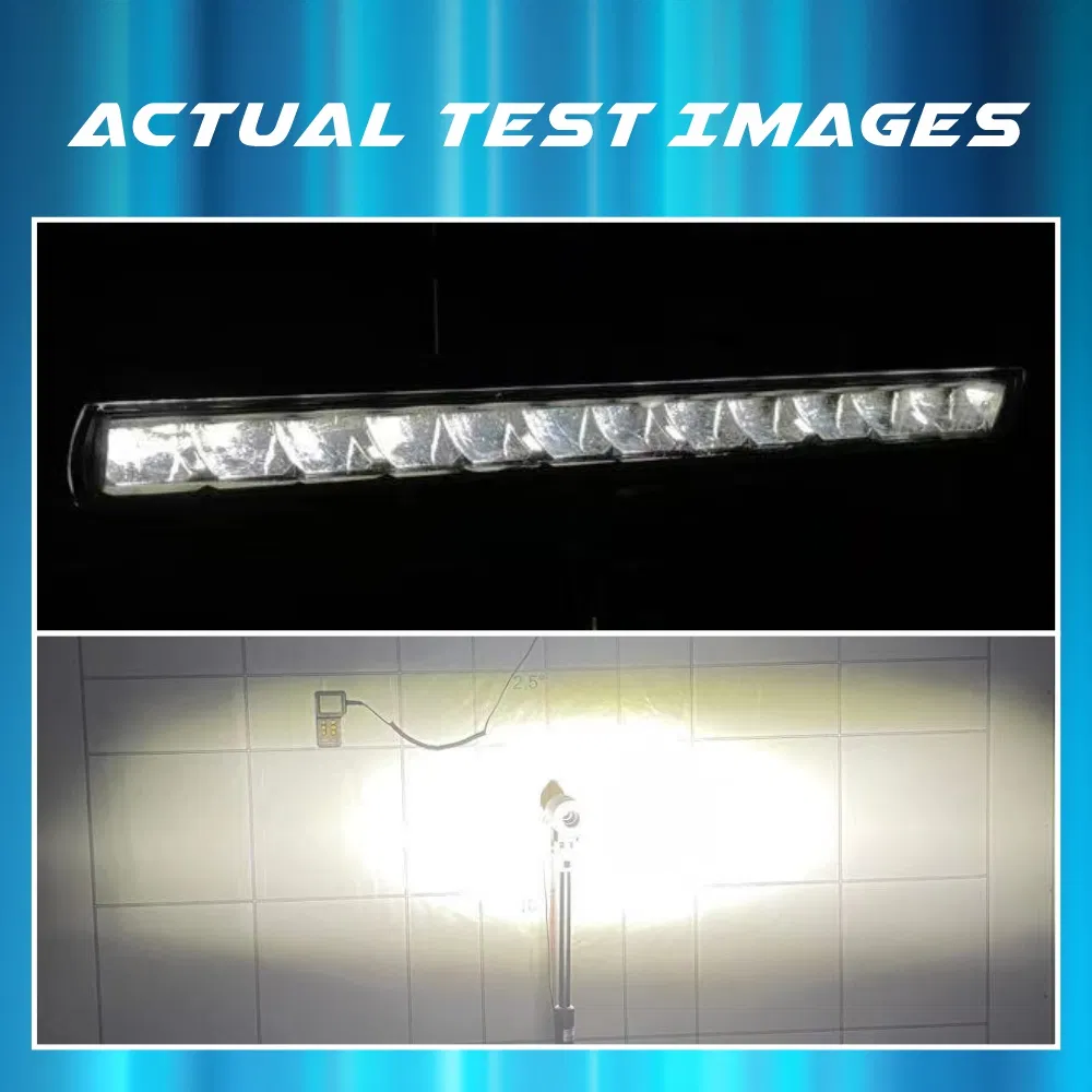 Diamond LED Slim Light Bar Series Available for 14inch and 20inch Power at 60W and 90W Approved by ECE R112