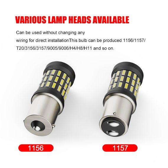 Светодиодные лампы BKR T15 T10 для поворотников автомобиля