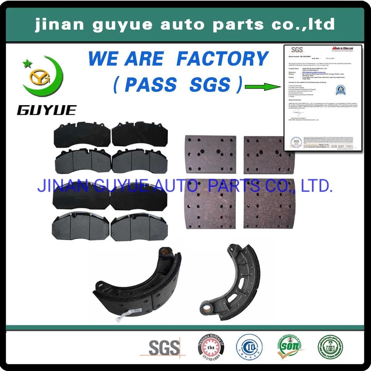 Тормозные колодки Non-Asbestos для Fuwa BPW HOWO FAW