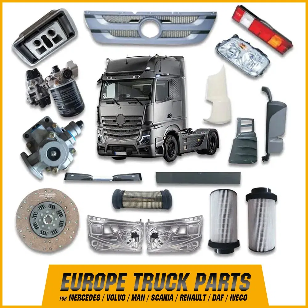 Запчасти для Mercedes Actros: электрика, кузов, шасси, двигатель