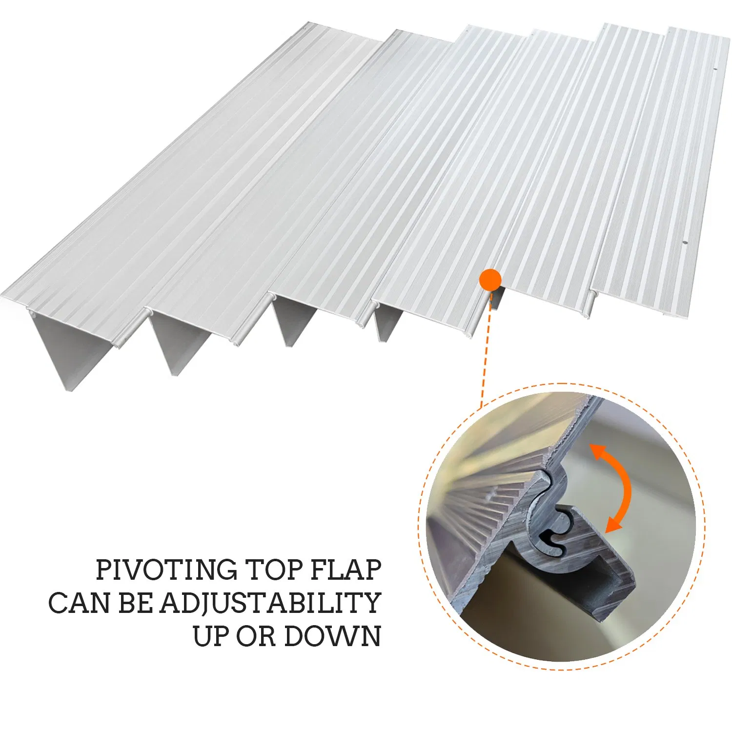 Aluminum Threshold Ramp for Wheelchairs Lightweight Family Stairs